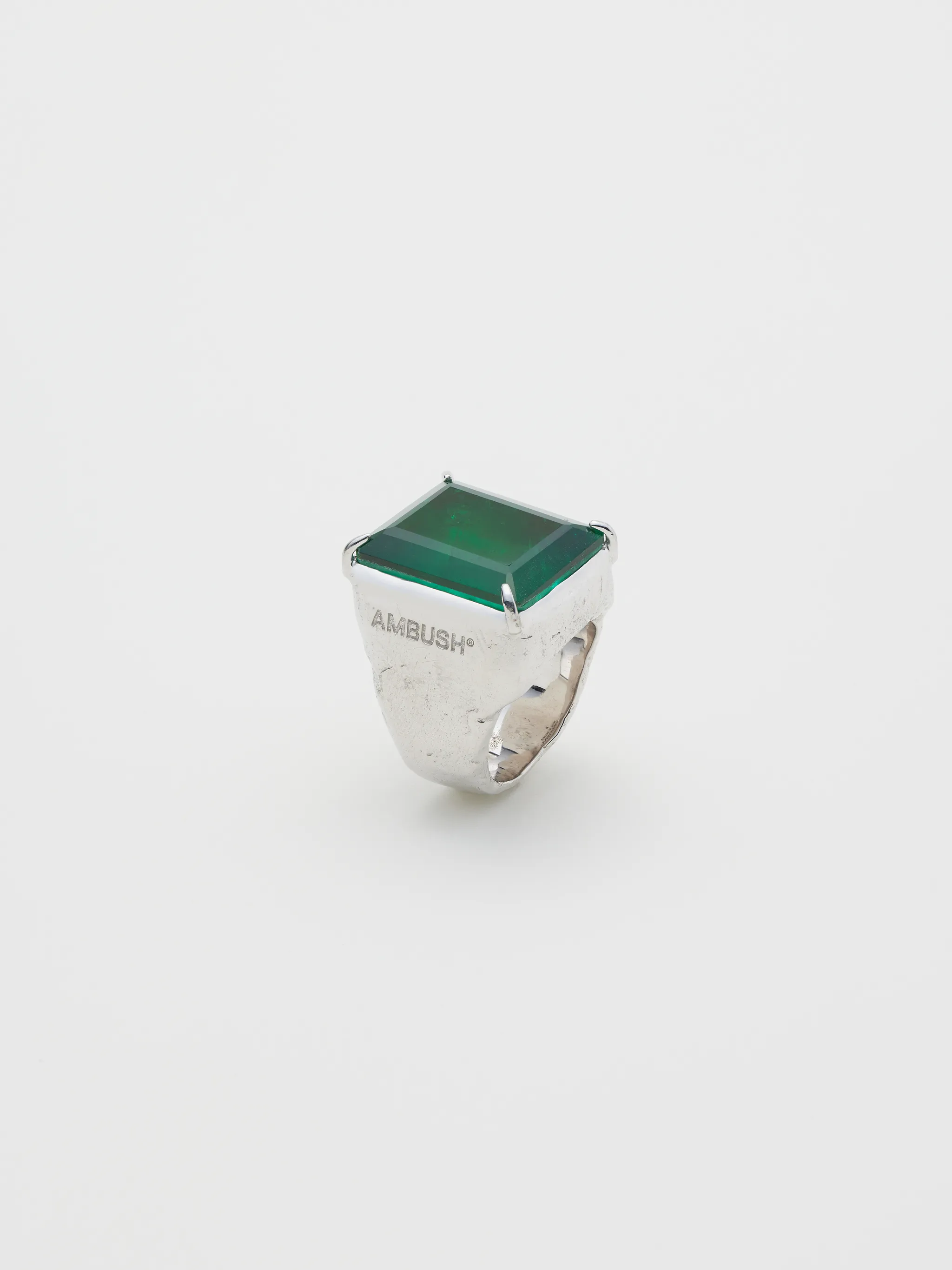 SQUARE CUT STONE RING