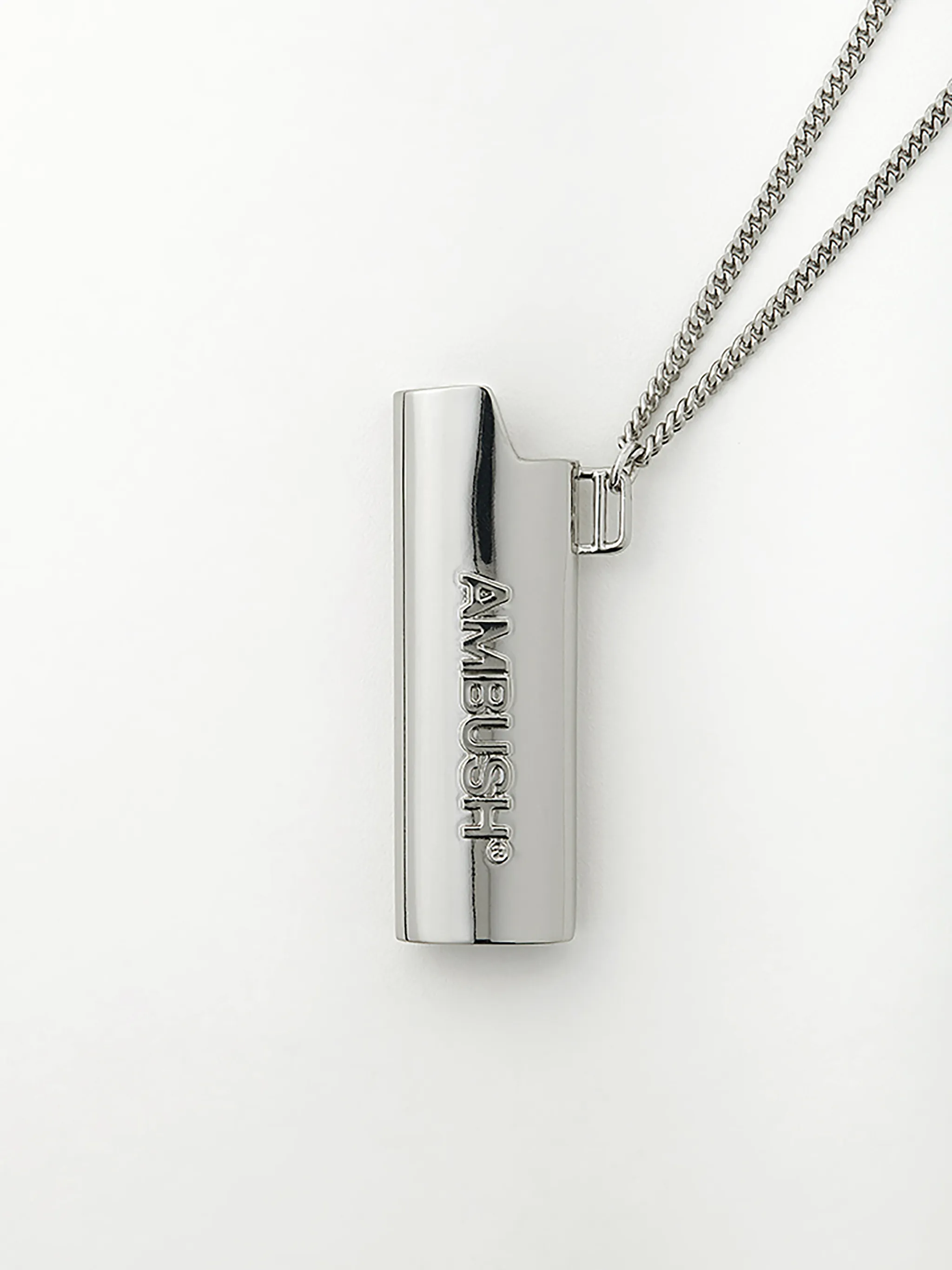 SS21 LOGO LIGHTER CASE NECKLACE L