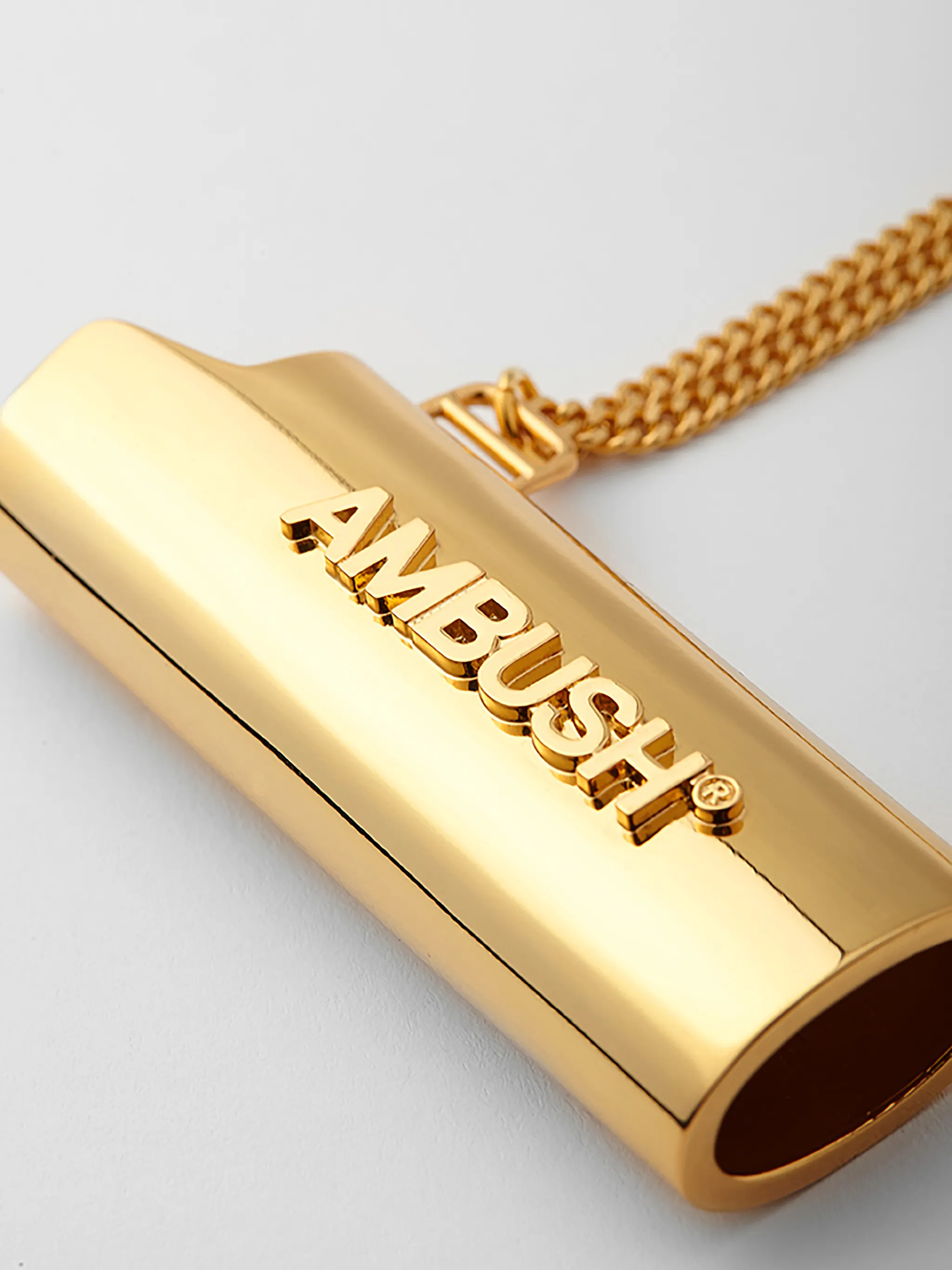 SS21 LOGO LIGHTER CASE NECKLACE L