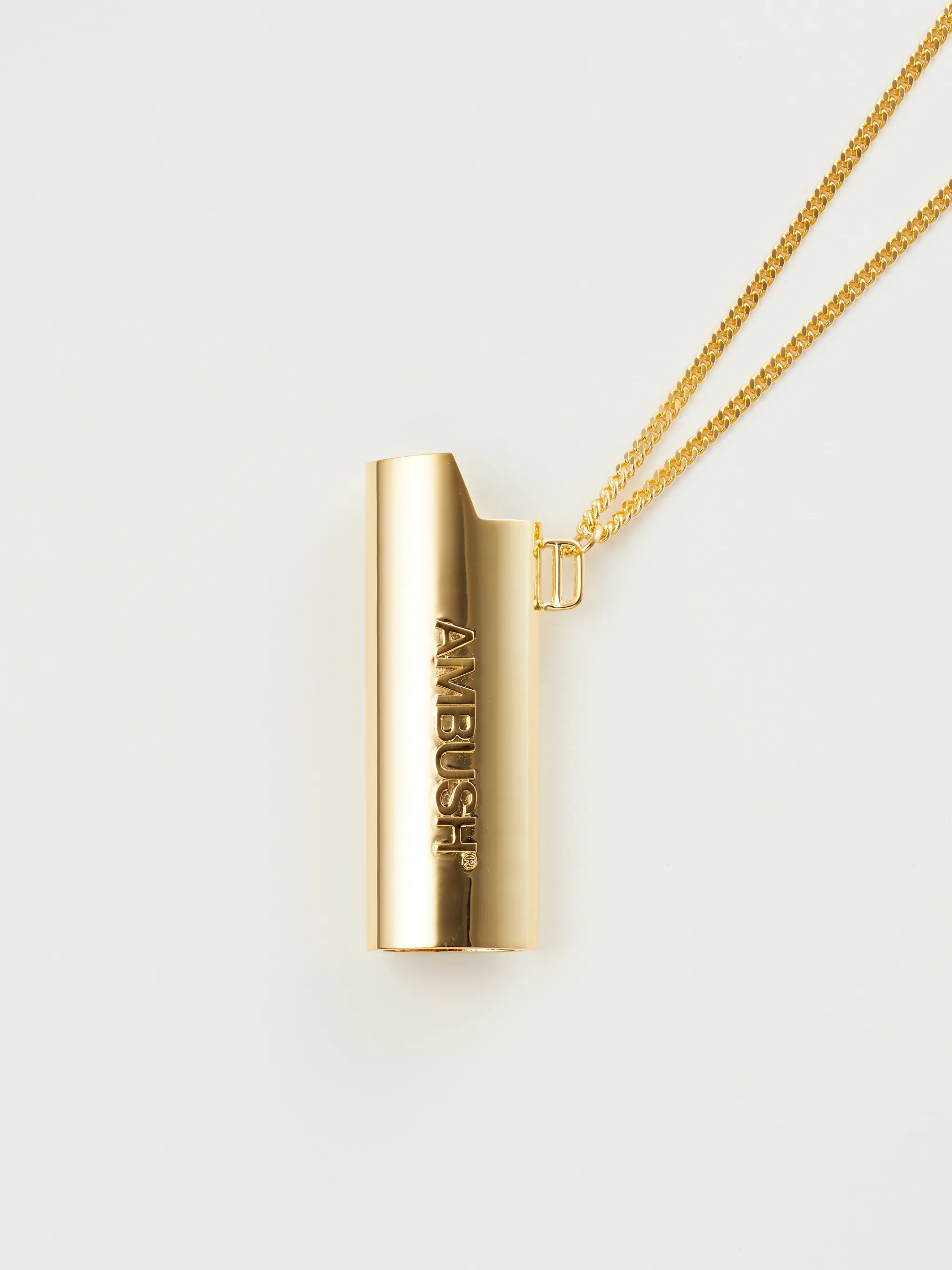 SS21 LOGO LIGHTER CASE NECKLACE L