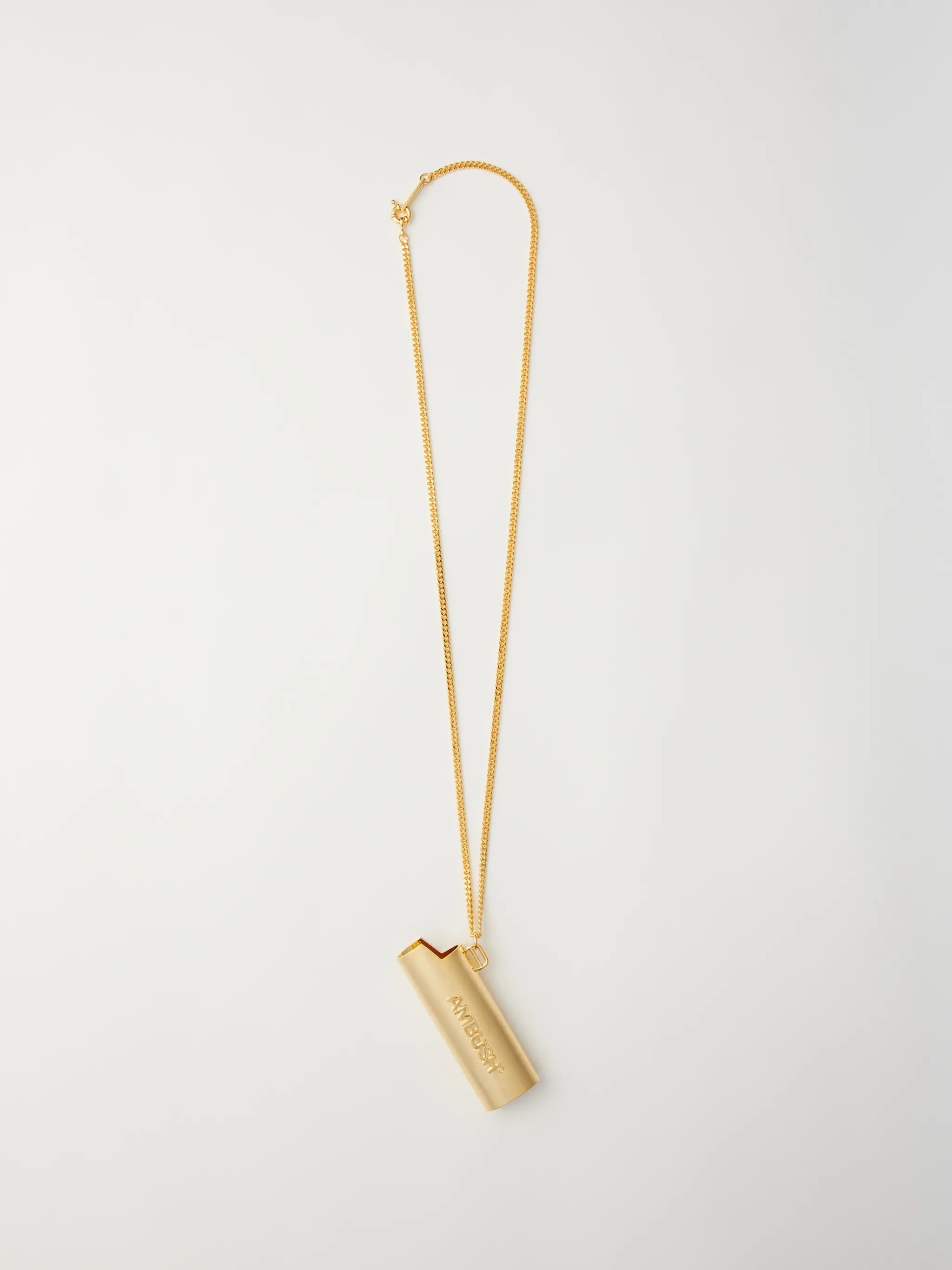 SS21 LOGO LIGHTER CASE NECKLACE L