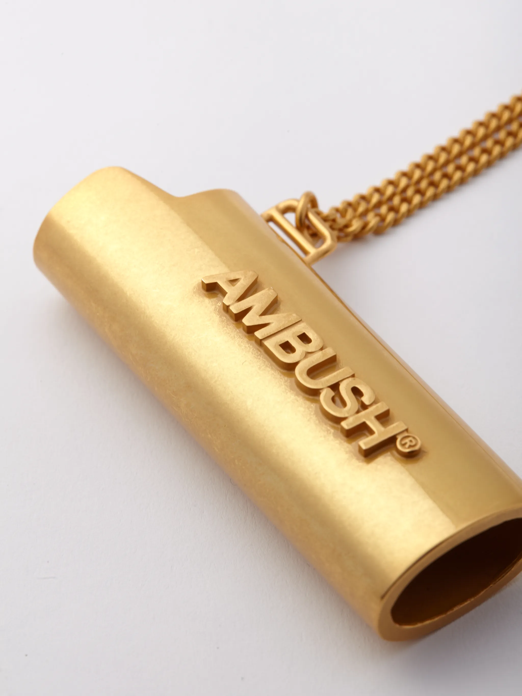 SS21 LOGO LIGHTER CASE NECKLACE L