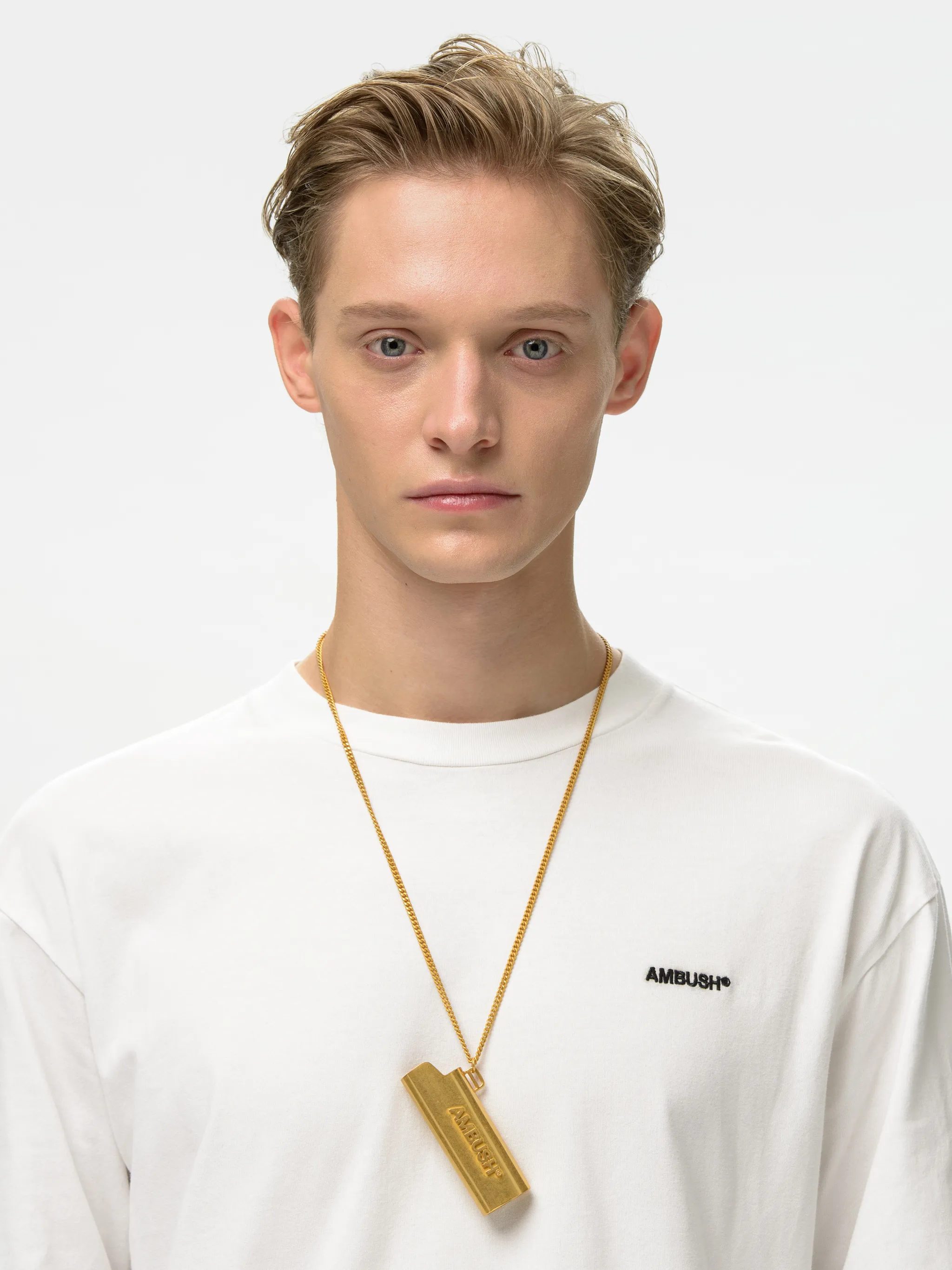 SS21 LOGO LIGHTER CASE NECKLACE L