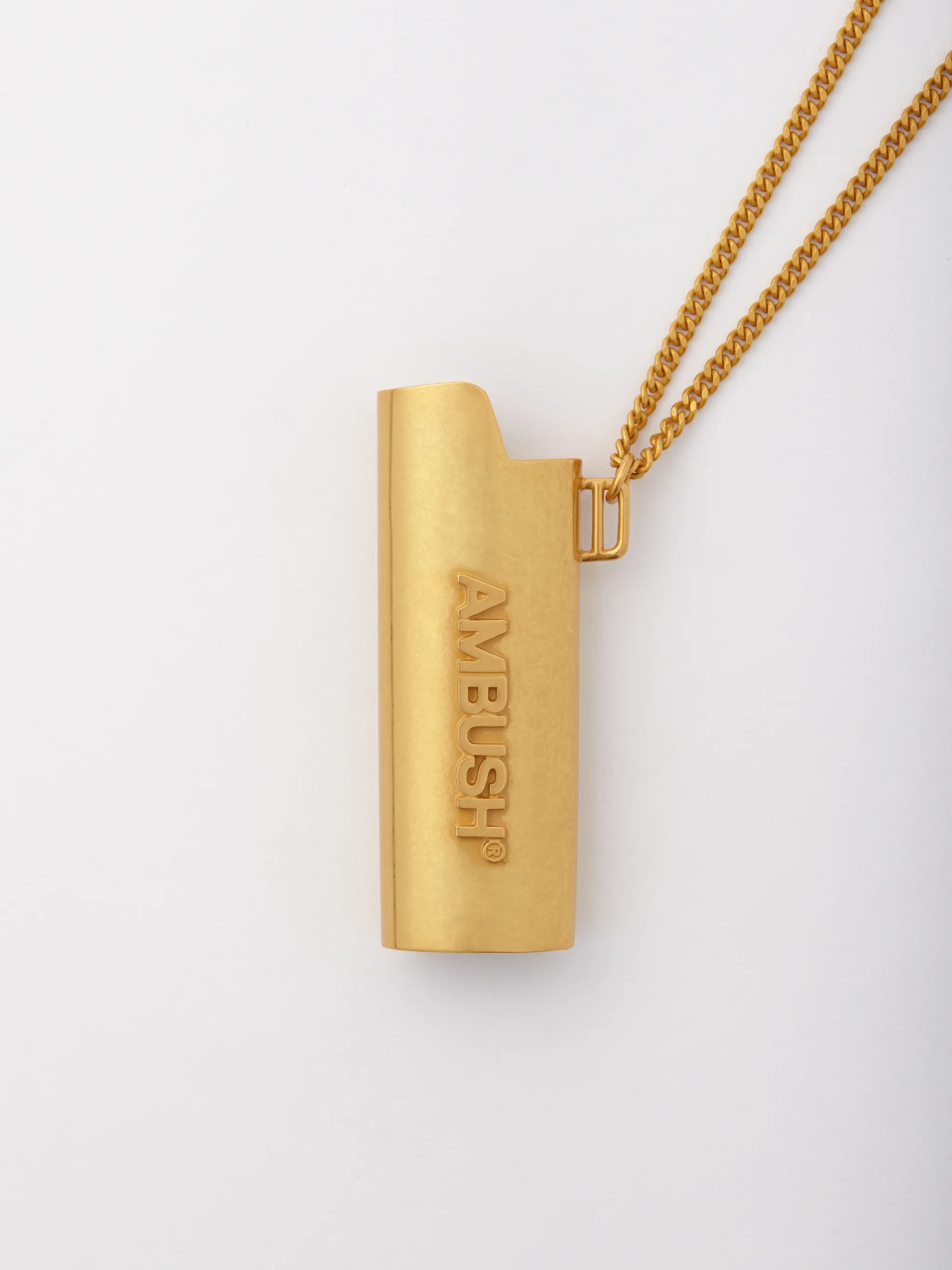 SS21 LOGO LIGHTER CASE NECKLACE L