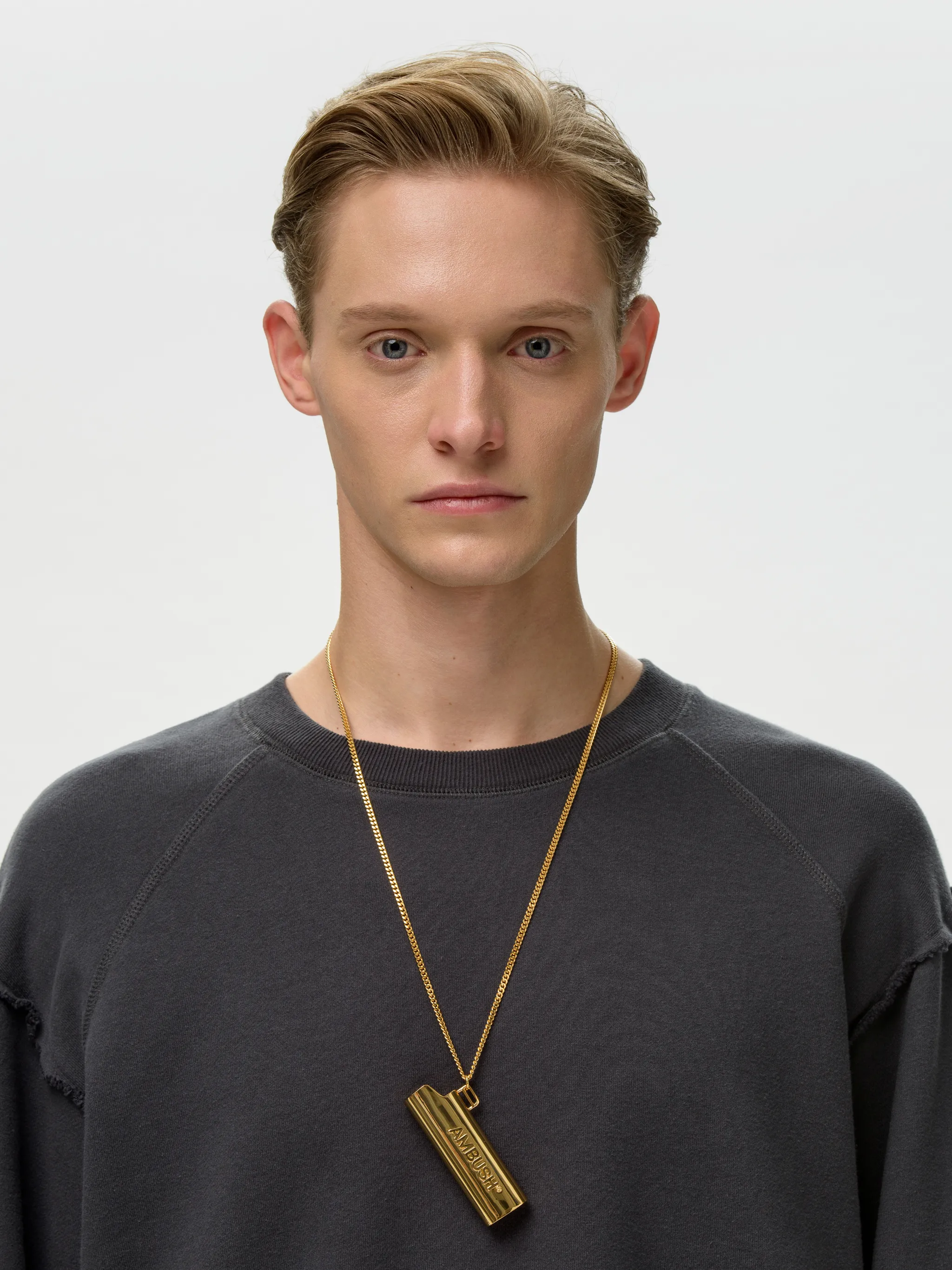 SS21 LOGO LIGHTER CASE NECKLACE