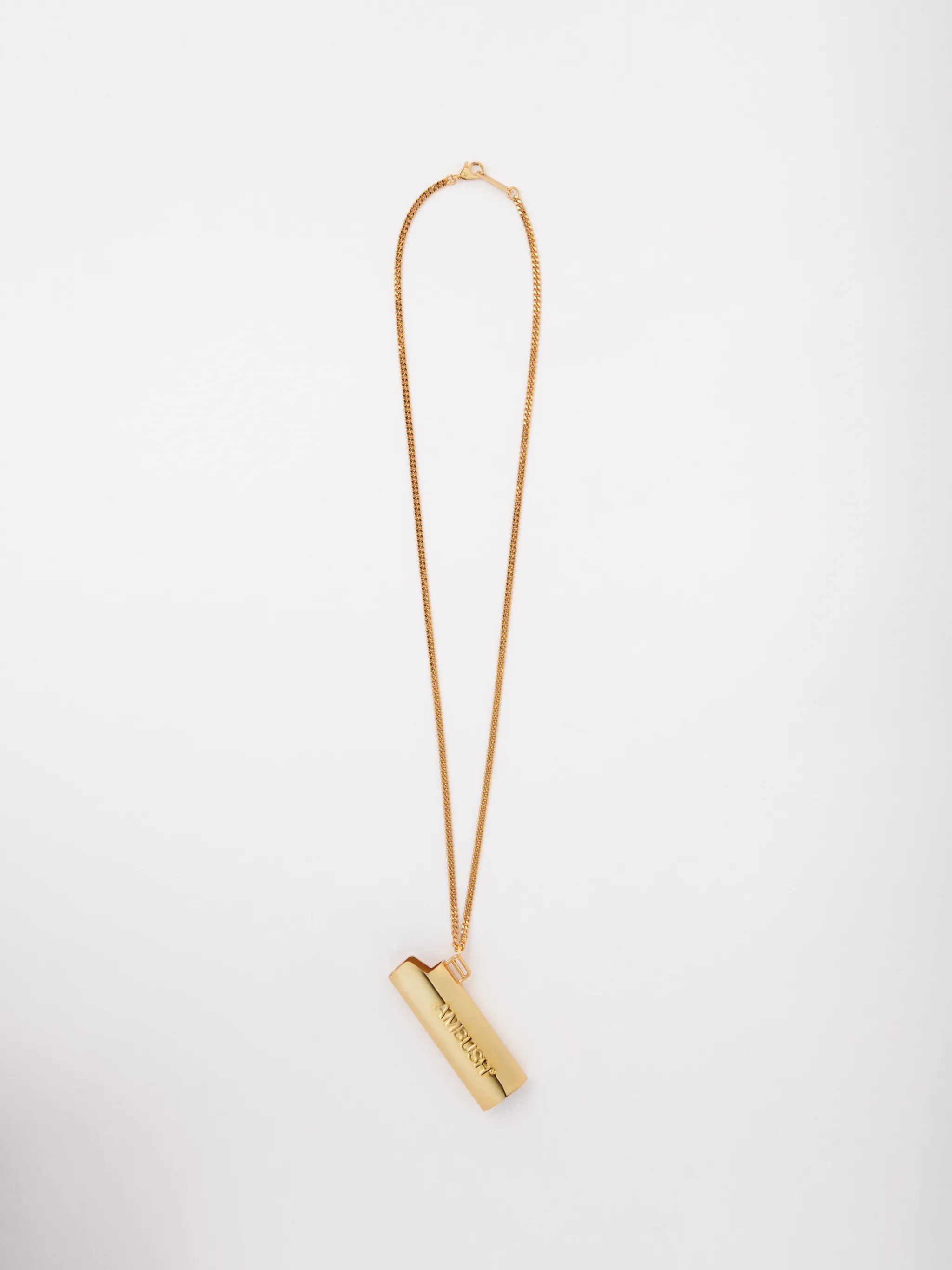 SS21 LOGO LIGHTER CASE NECKLACE