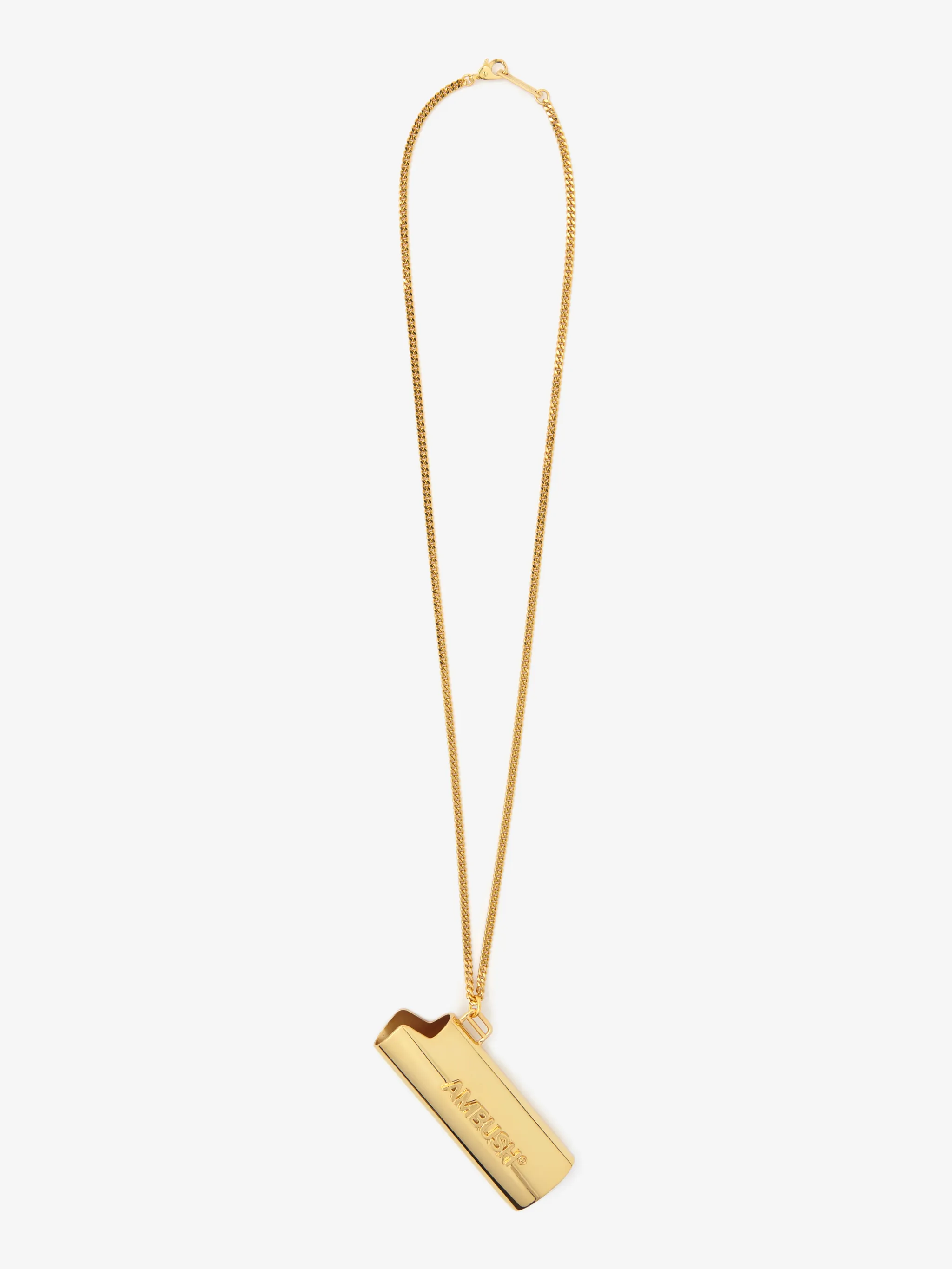 SS21 LOGO LIGHTER CASE NECKLACE