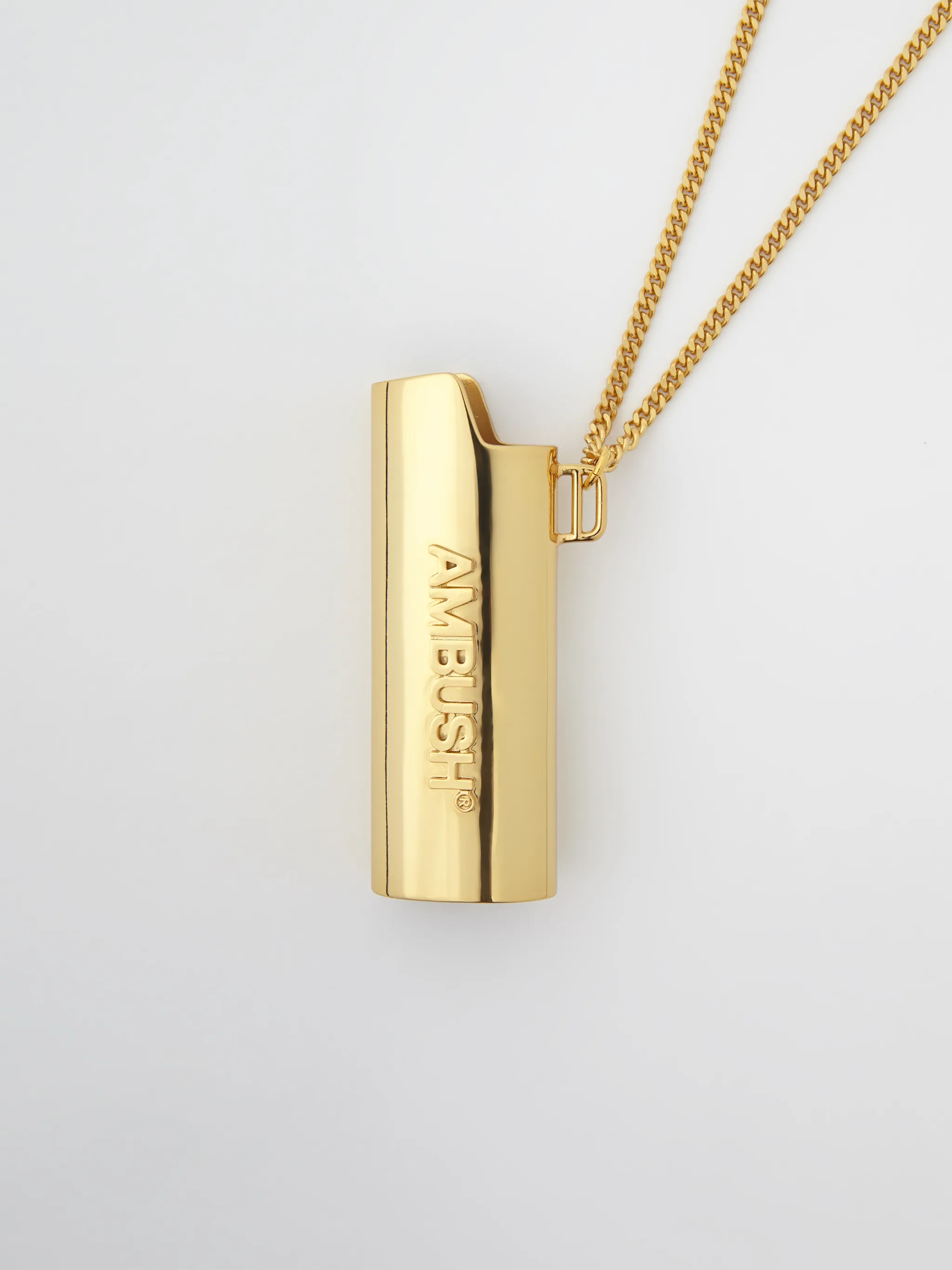 SS21 LOGO LIGHTER CASE NECKLACE