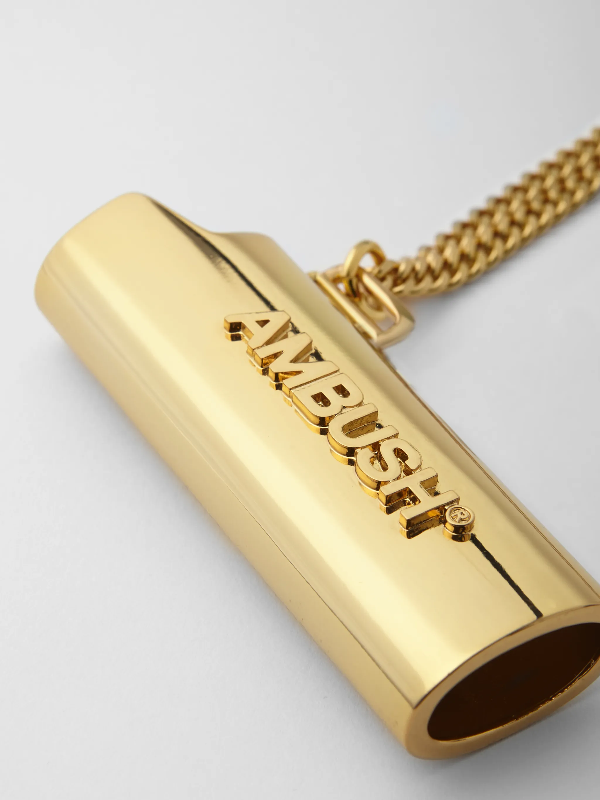 SS21 LOGO LIGHTER CASE NECKLACE