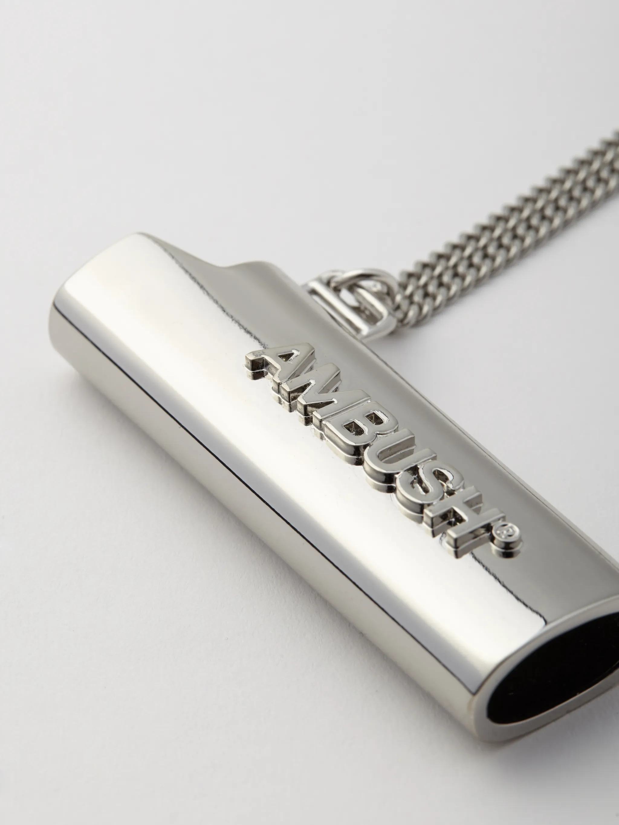 SS21 LOGO LIGHTER CASE NECKLACE