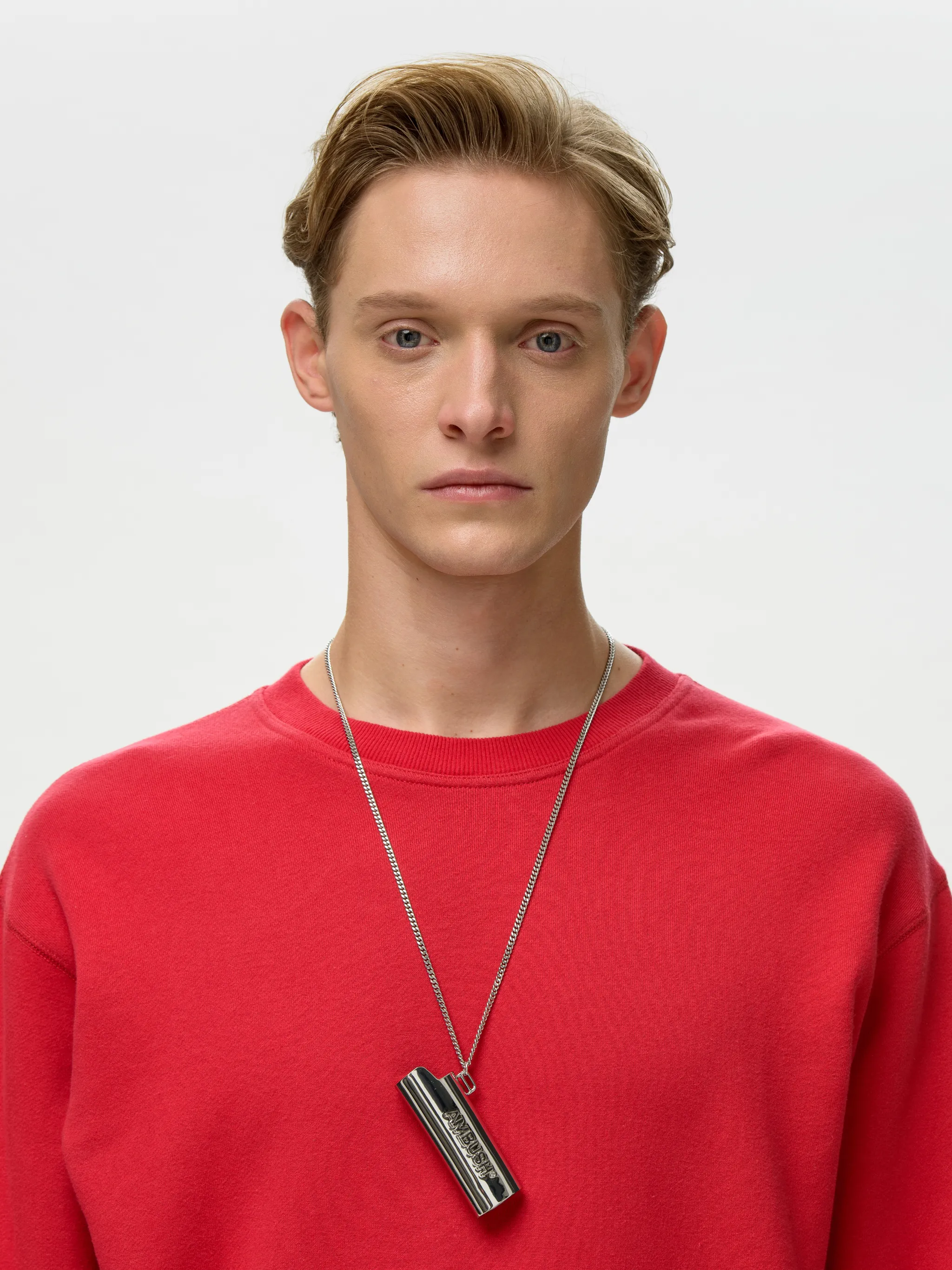 SS21 LOGO LIGHTER CASE NECKLACE