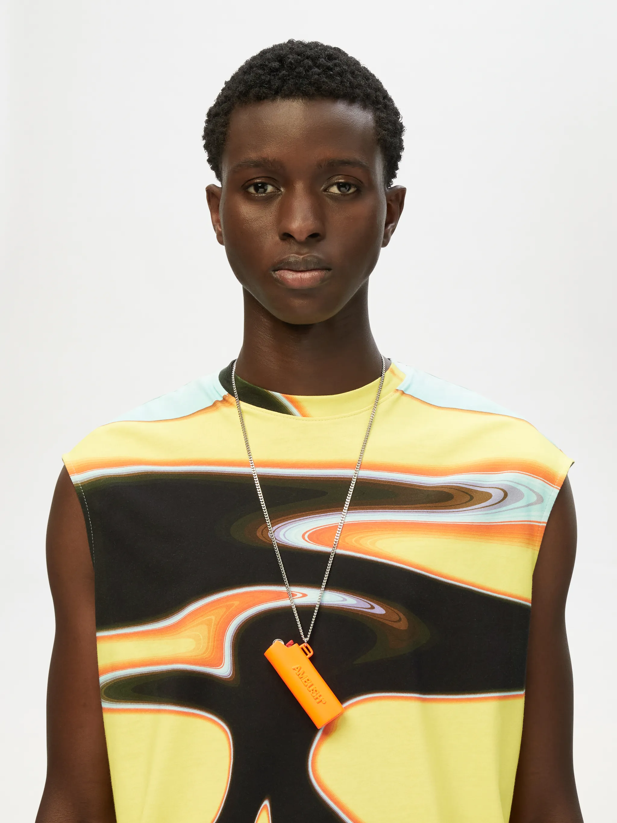 SS22 LOGO LIGHTER CASE NECKLACE L 