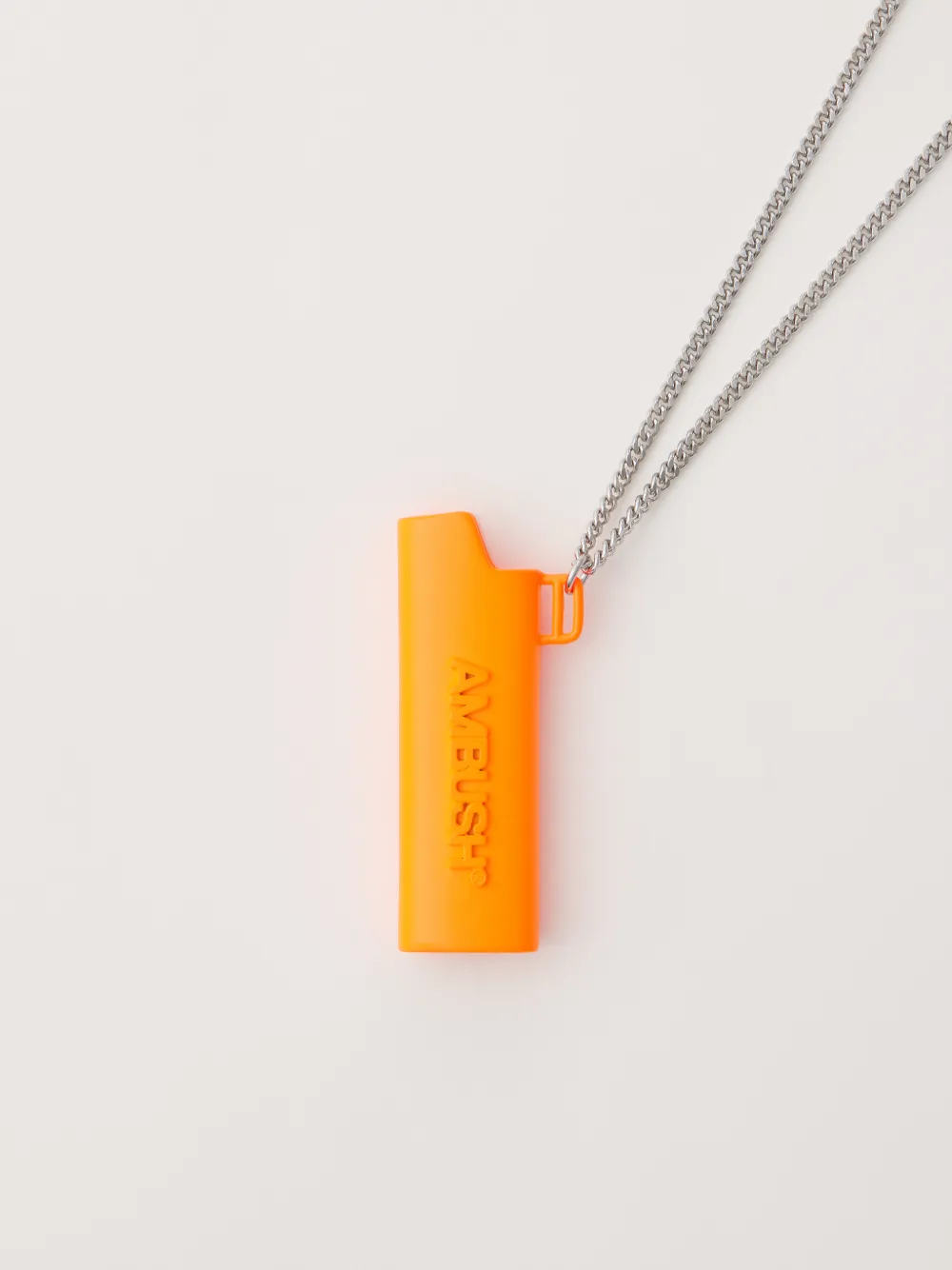 SS22 LOGO LIGHTER CASE NECKLACE 