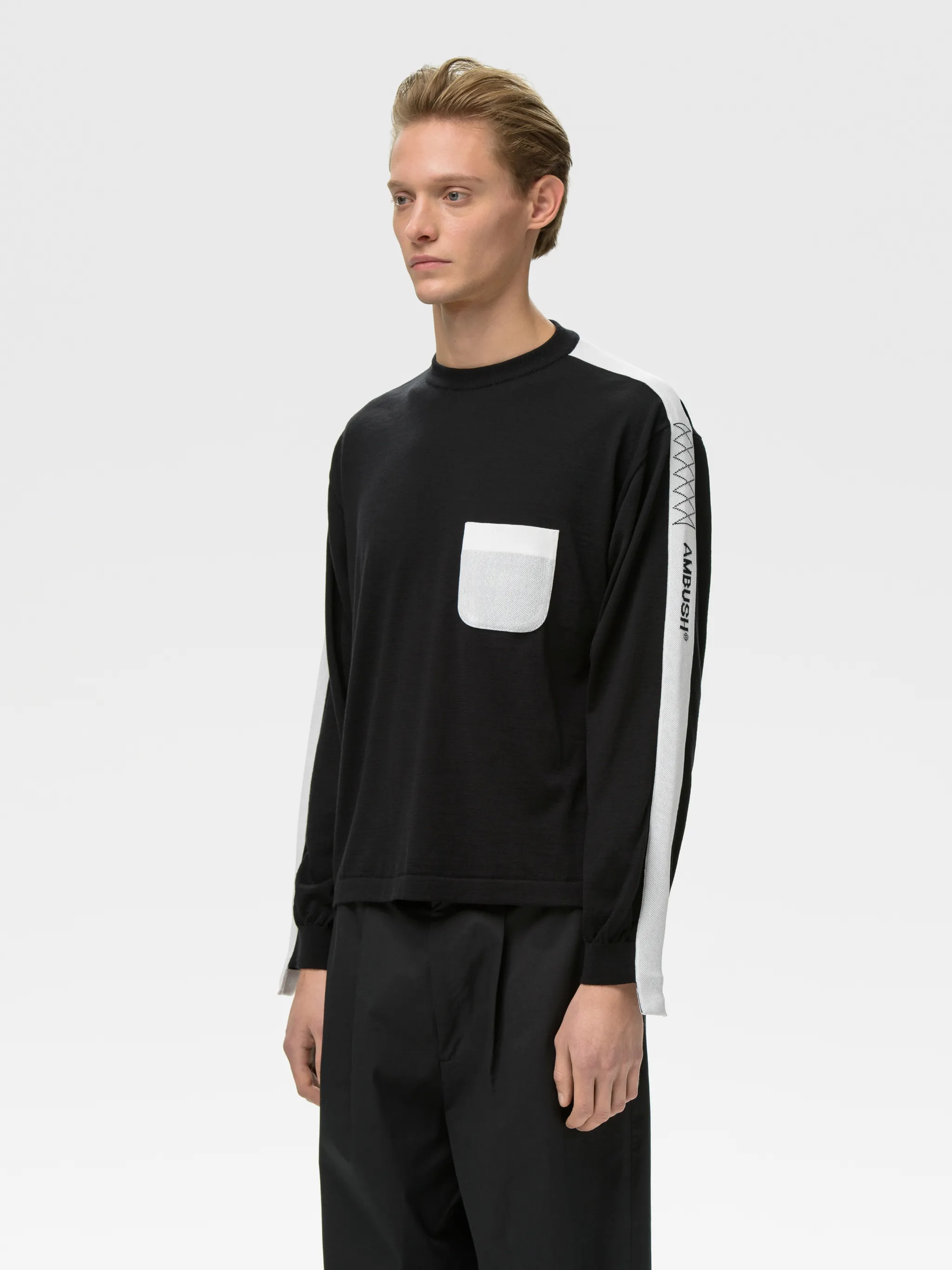 TAPED KNIT SWEATER