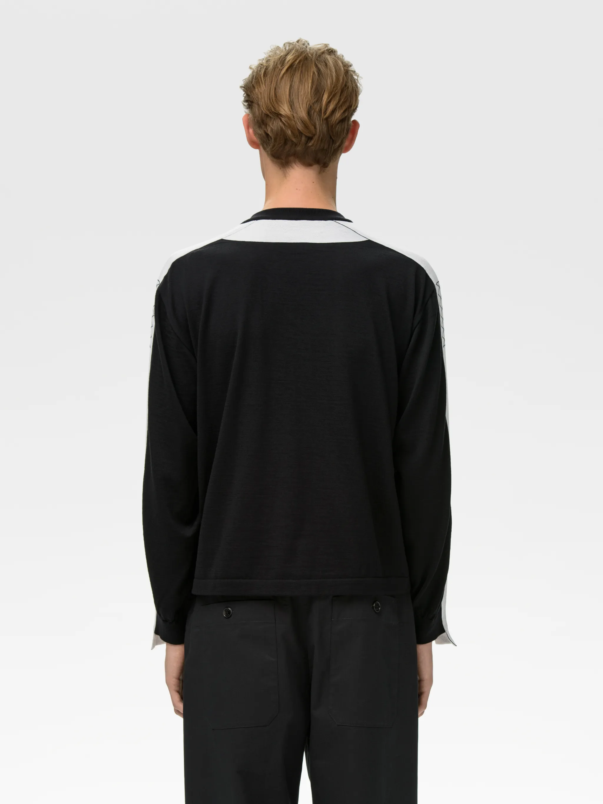 TAPED KNIT SWEATER
