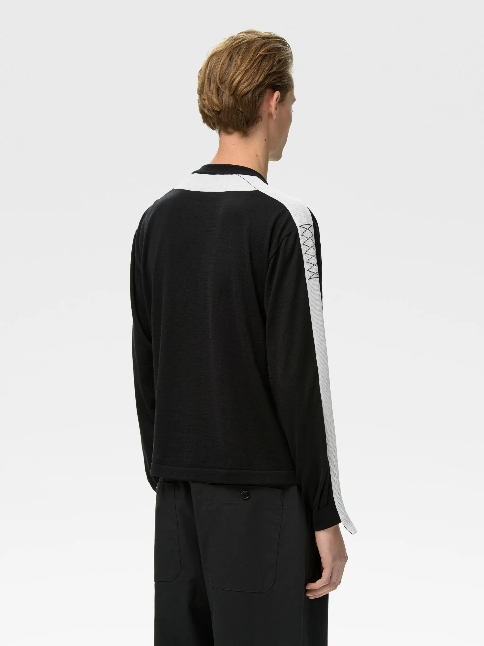 TAPED KNIT SWEATER