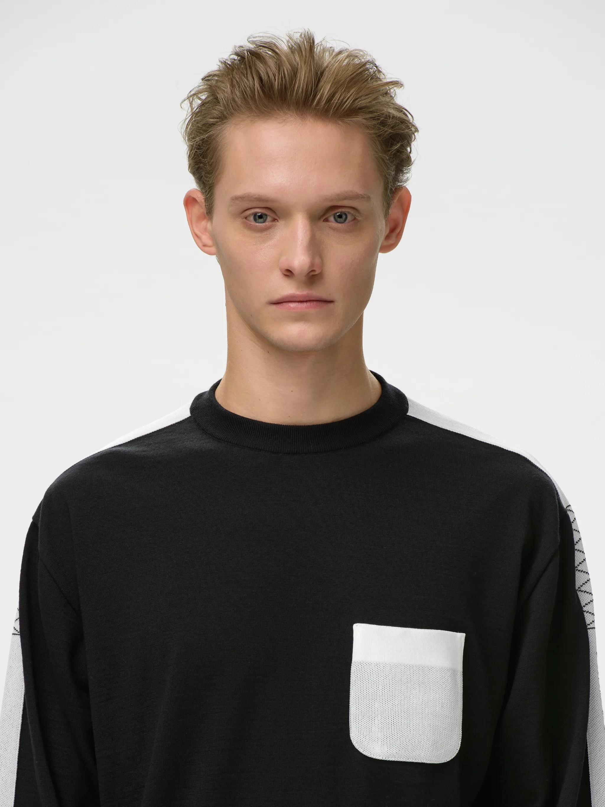 TAPED KNIT SWEATER