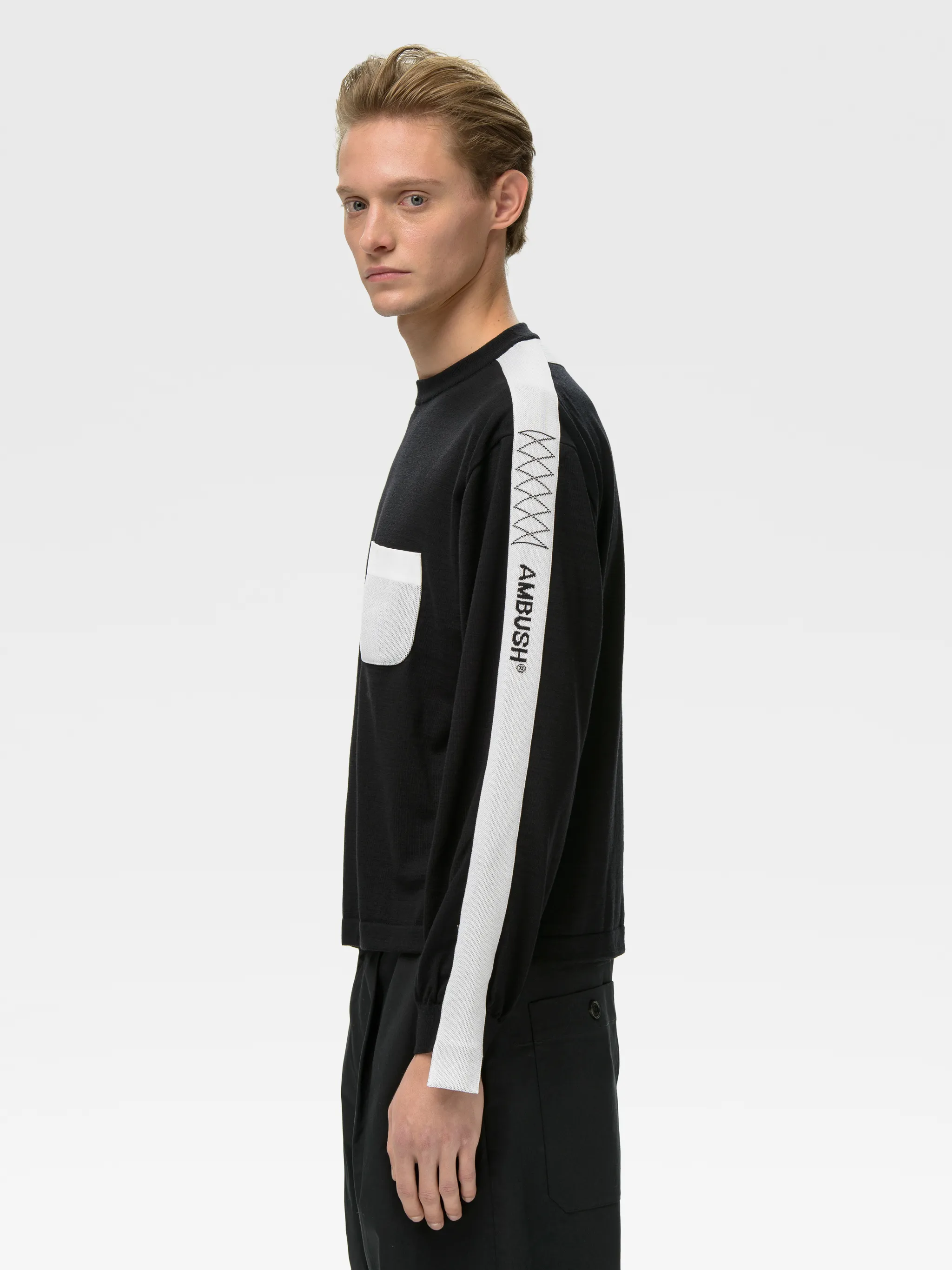TAPED KNIT SWEATER