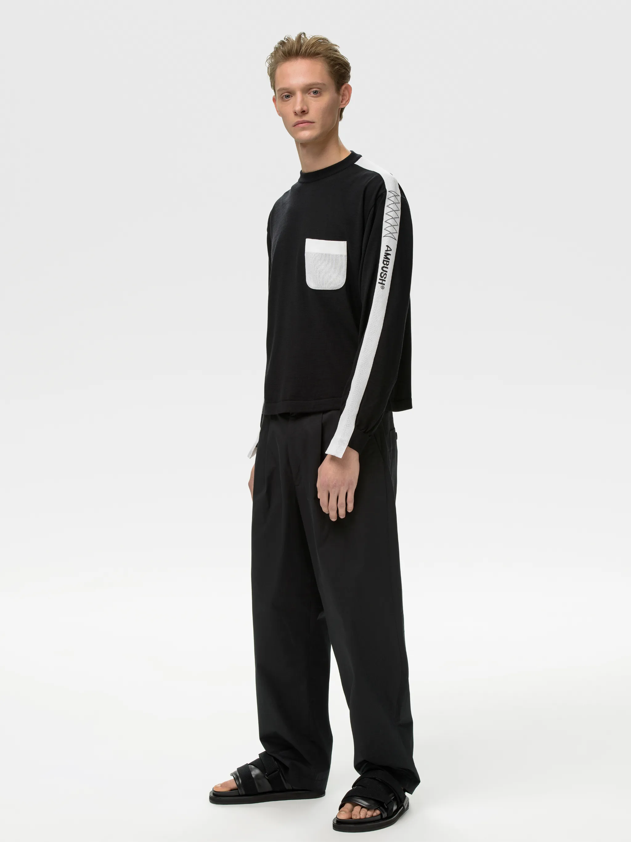 TAPED KNIT SWEATER