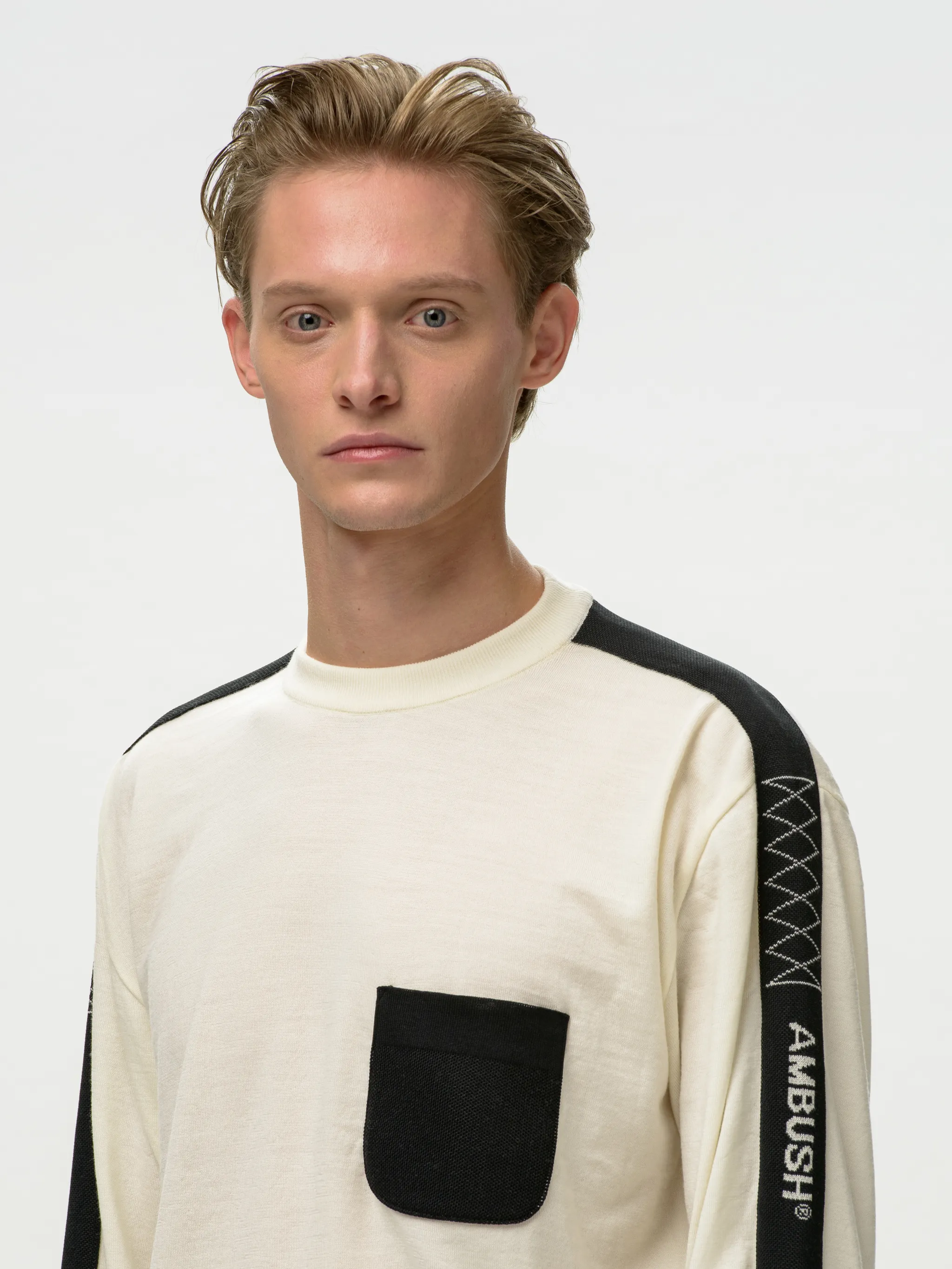 TAPED KNIT SWEATER
