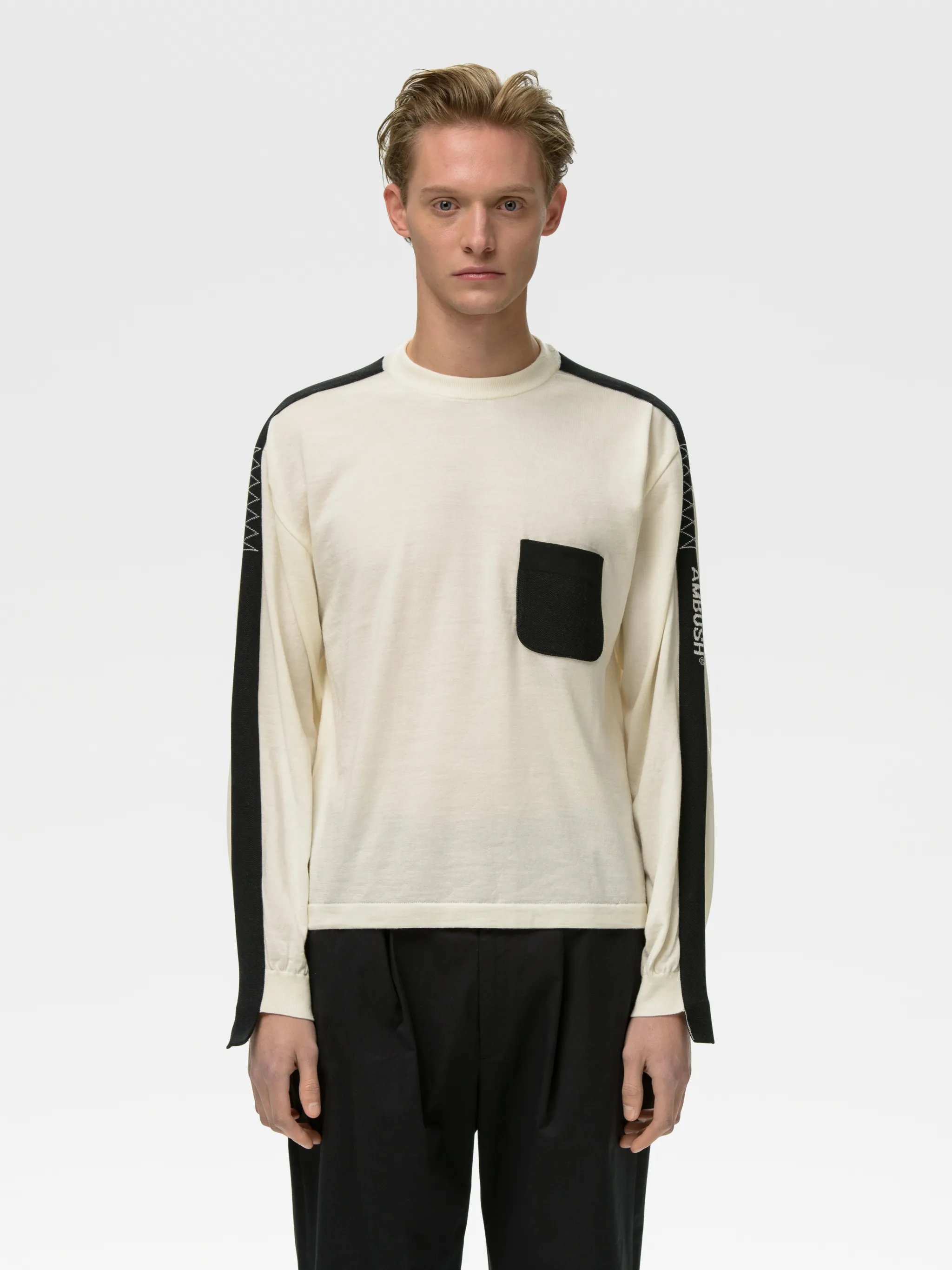 TAPED KNIT SWEATER