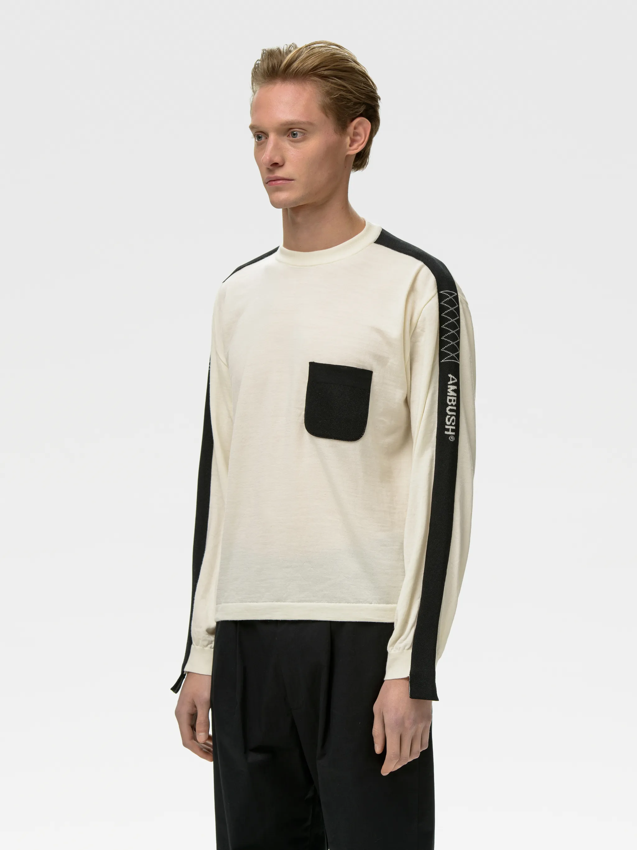 TAPED KNIT SWEATER