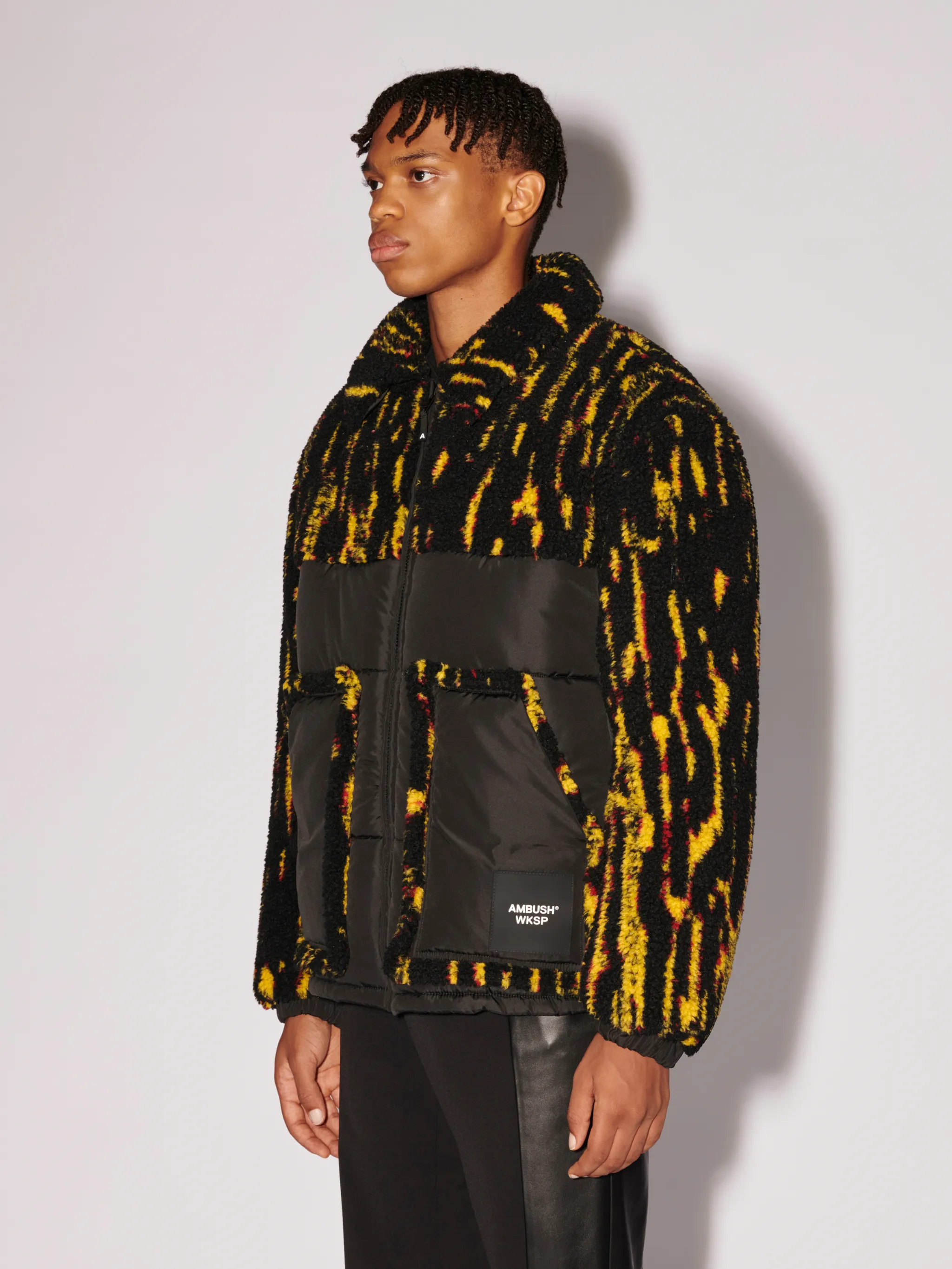 TEDDY JACQUARD PADDED JACKET