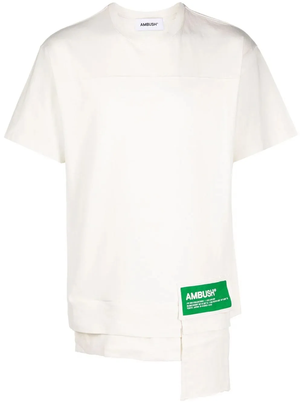 waist-pocket logo-patch T-shirt 