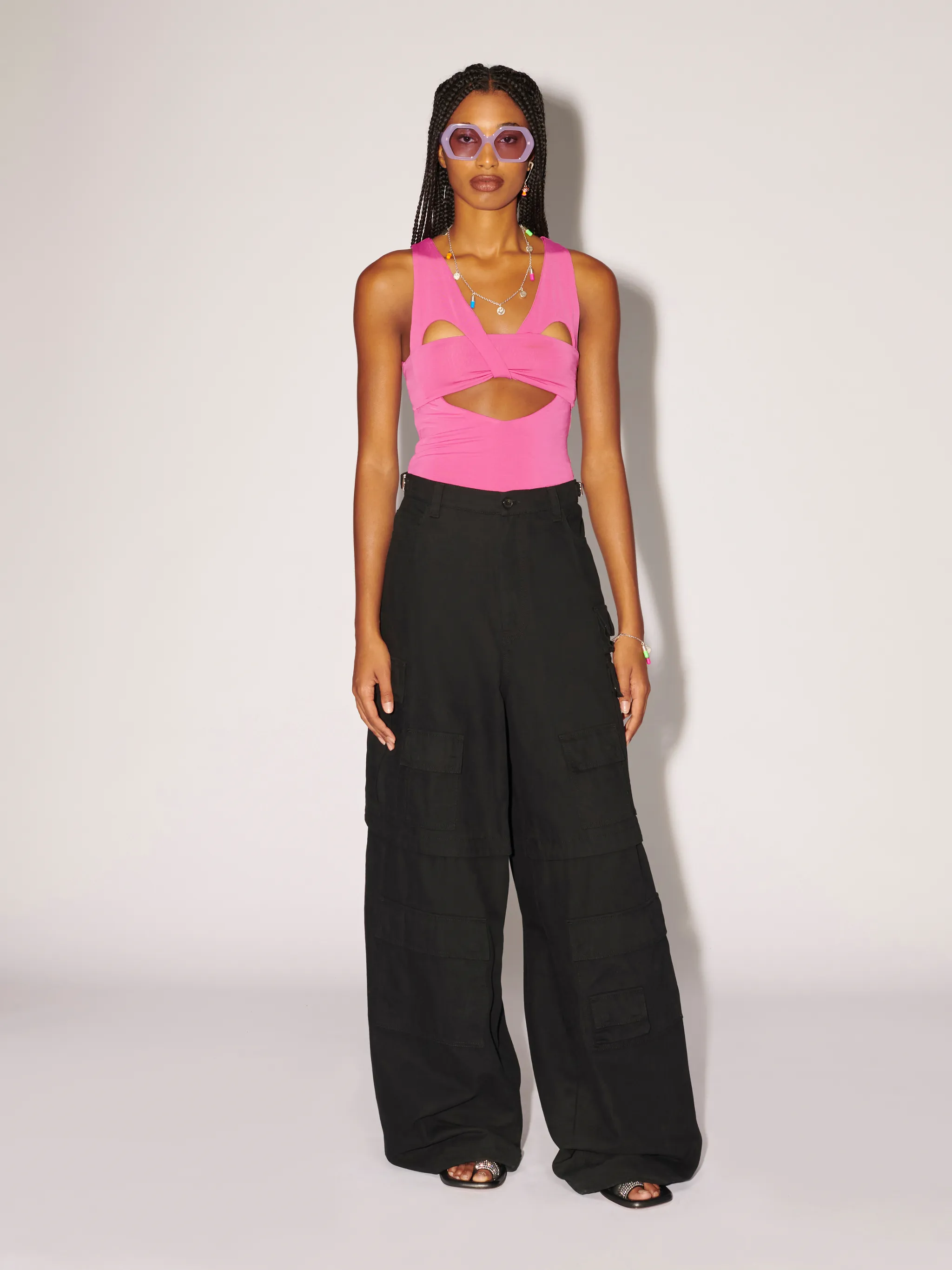 Wide Cargo Pants