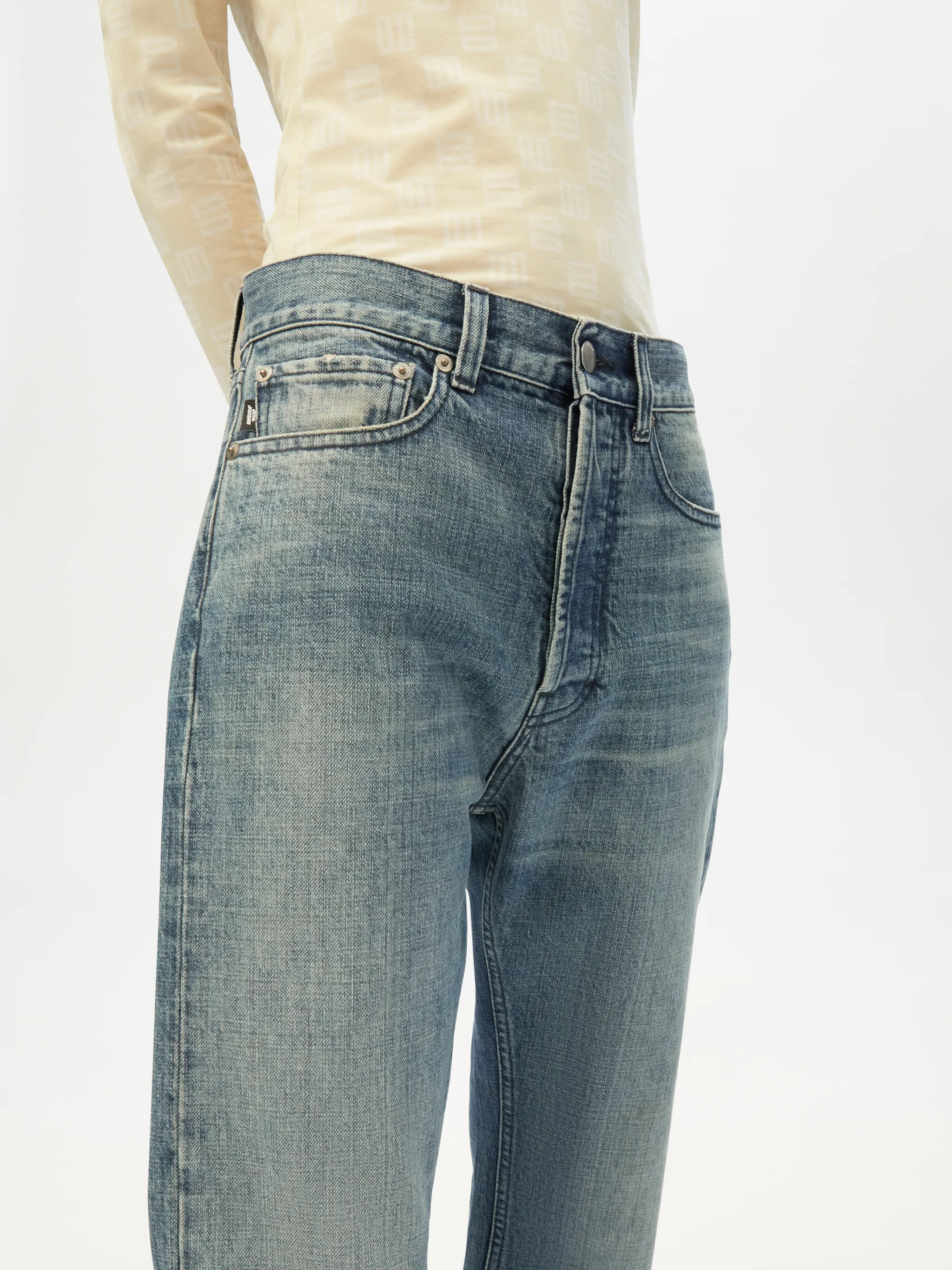 WKSP LADIES RELAX FIT DENIM PANTS