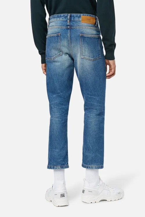 ami cropped jeans