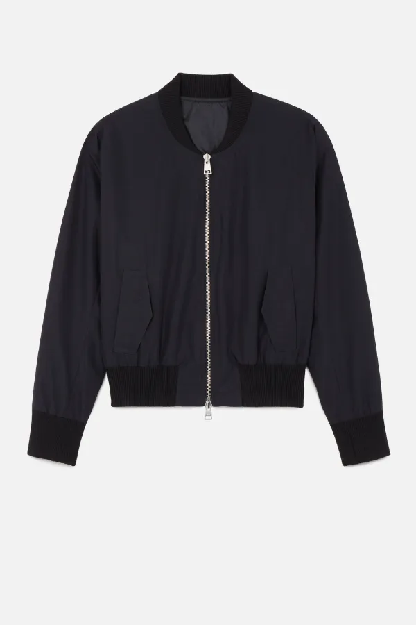 ami nylon bomber jacket