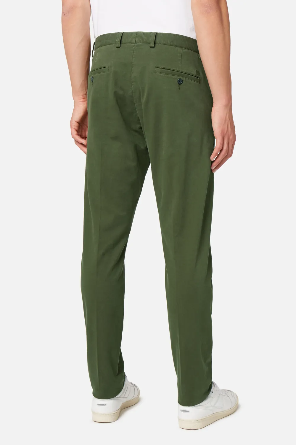 Ami Alexandre Mattiussi Khaki chino trousers
