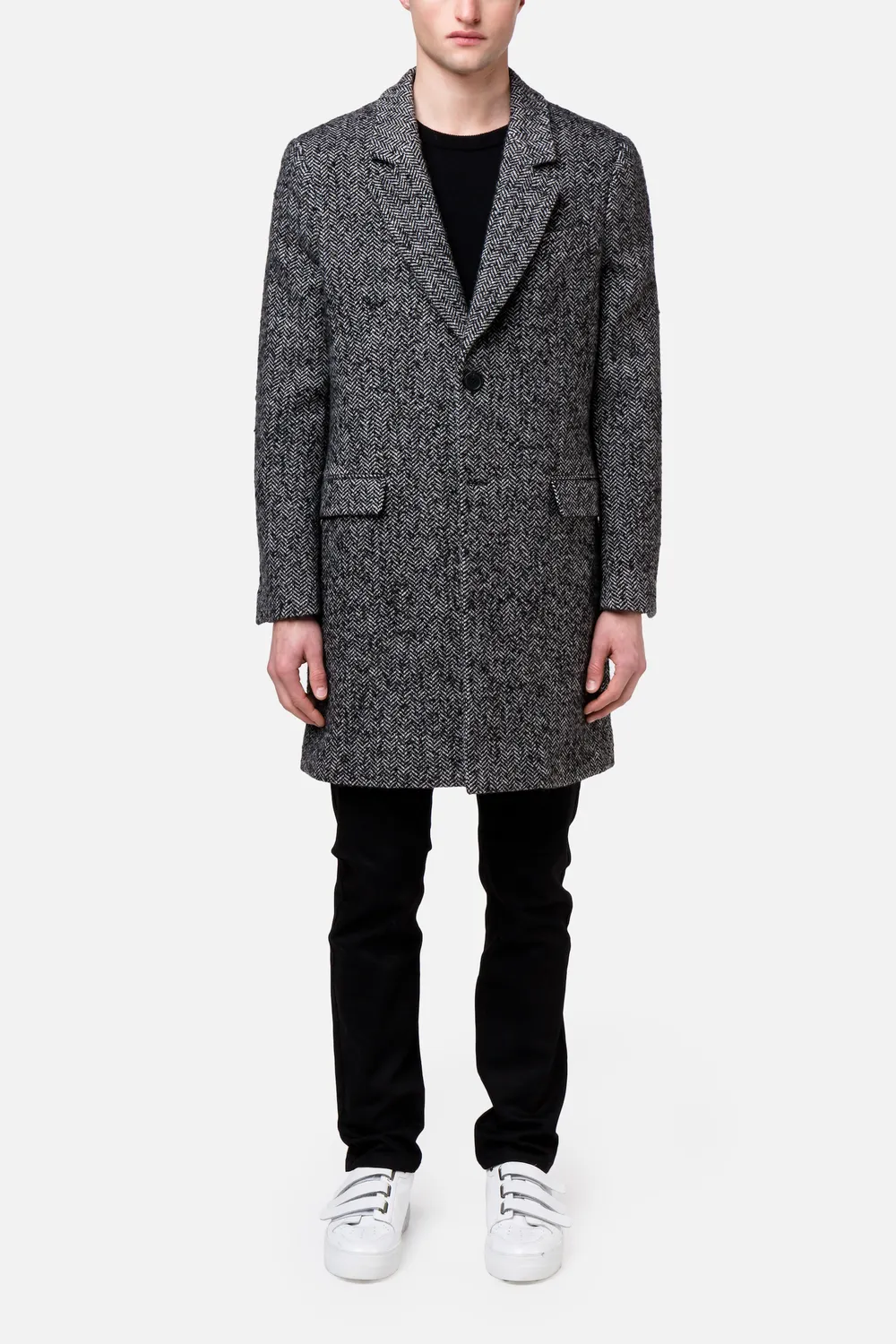 Ami Alexandre Mattiussi Classic 2 Button Coat Ami ami alexandre mattiussi classic 2 button coat ami