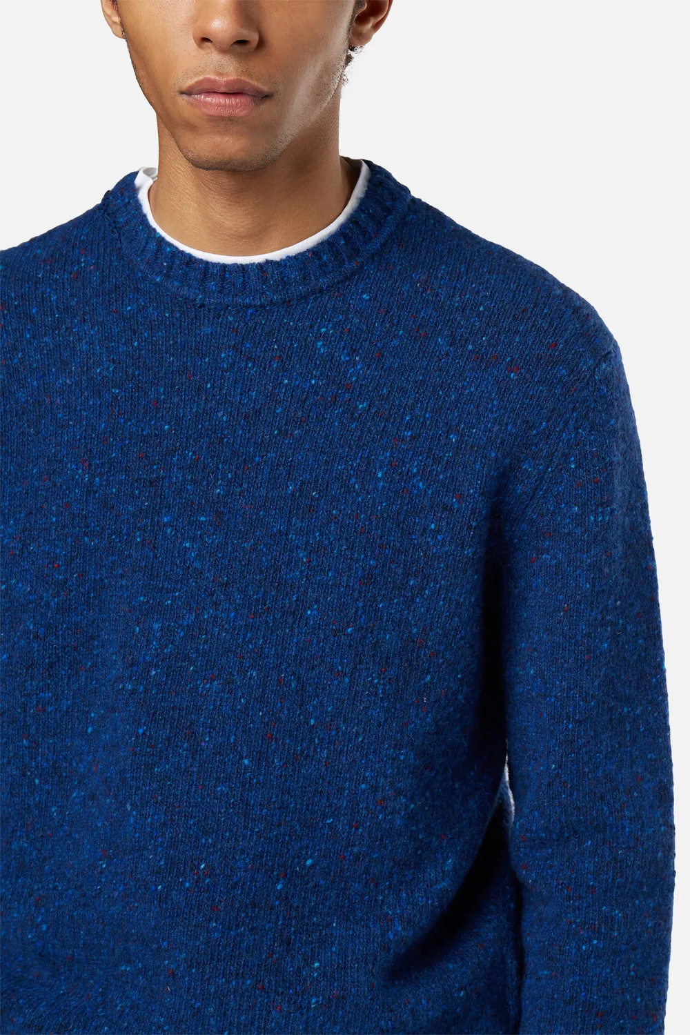 ami alexandre mattiussi donegal 圆领毛衣