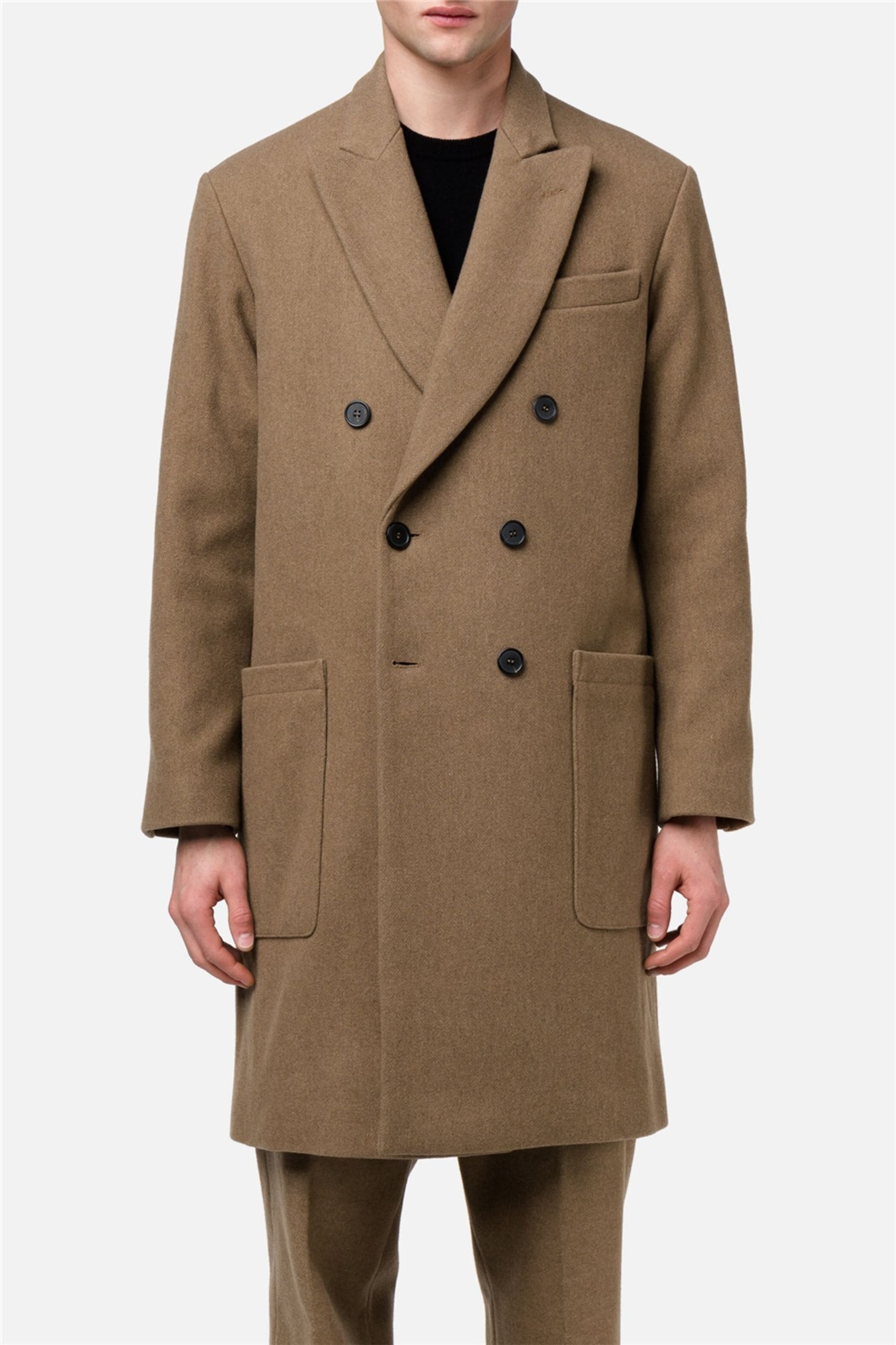 Ami Alexandre Mattiussi oversized double breasted coat - AMI PARIS