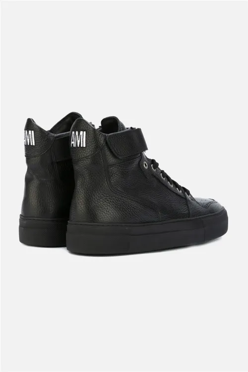 hi top velcro sneakers