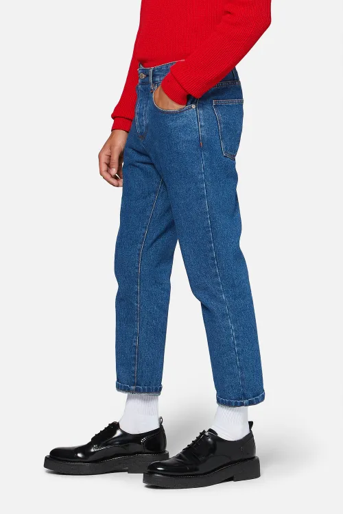 ami cropped jeans