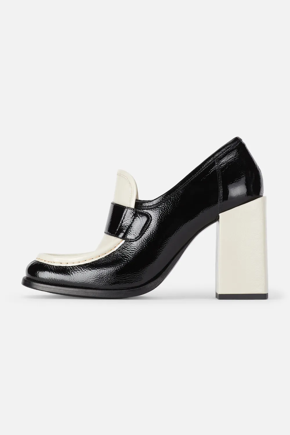 heeled loafers