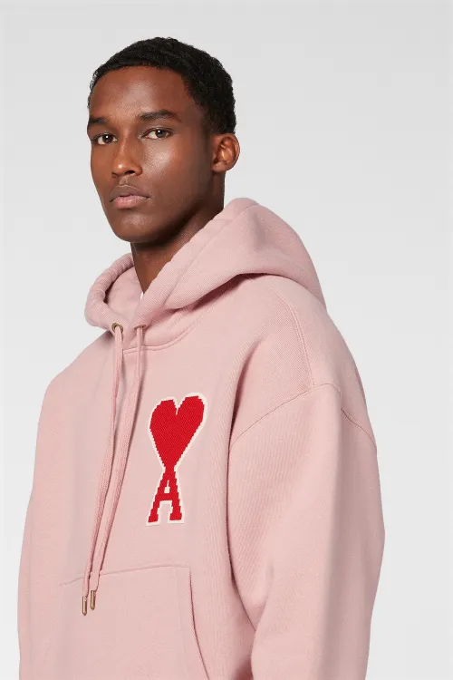 big pink hoodie