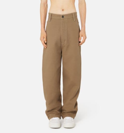 Neutrals Alex Fit Trousers | AMI PARIS US