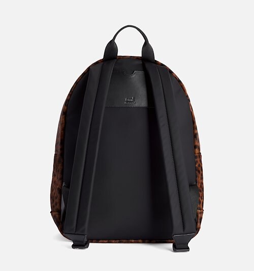 AMI Paris Backpack With Ami De Coeur Rivet Black