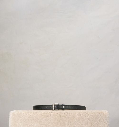 Black Ami De Coeur Belt 25 Mm - AMI PARIS OFFICIAL PN