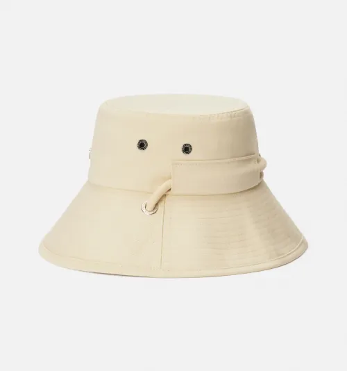 Neutrals Ami De Coeur Bucket Hat With String - AMI PARIS OFFICIAL SB