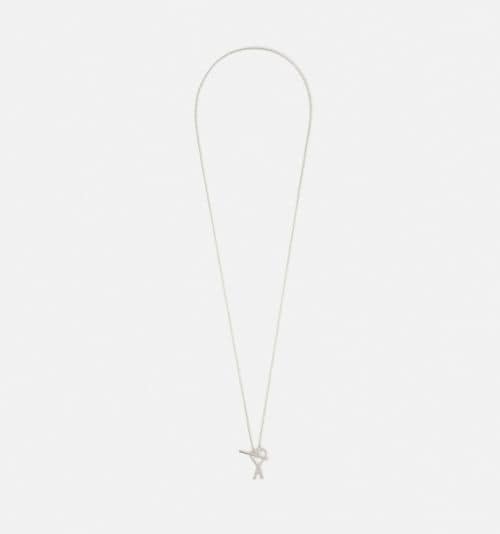 Silver Ami De Coeur Chain Necklace | Ami Paris Us