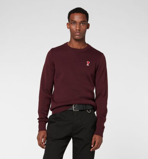 Ami crew neck clearance sweater