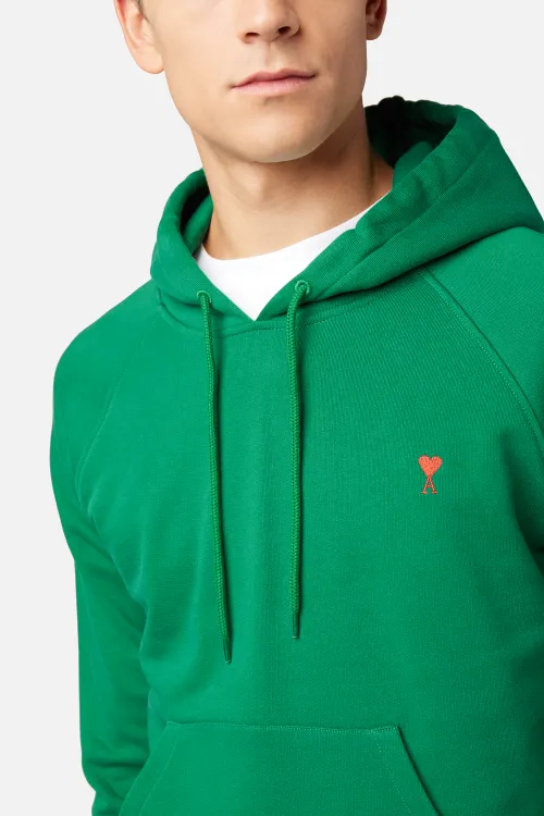 Ami paris hoodie online green