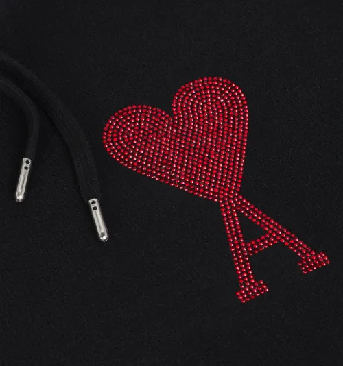 ami heart hoodie