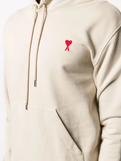 ami hoodie beige