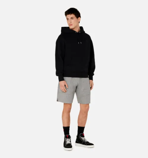 hoodie and shorts outfit mens